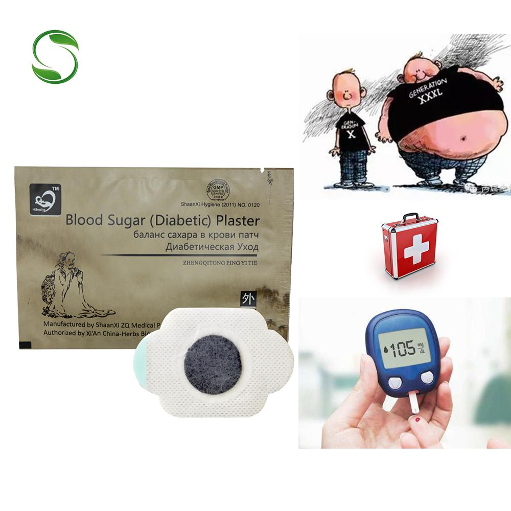 20pcs Chinese Diabetic Patch Cure Treatment Diabetes Plaster Insulin control Reduce Blood sugar glucose medicine Medical Patch