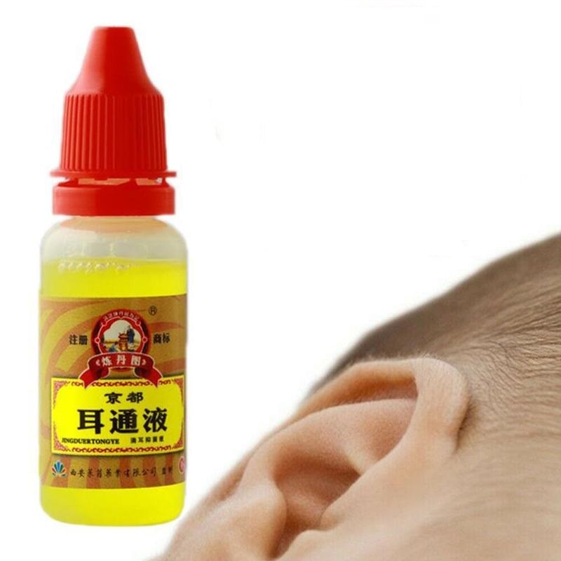 15ml Ear Acute Otitis Drops Chinese Herbal Medicine for Ear Tinnitus Deafness Sore Personal Health Care Products