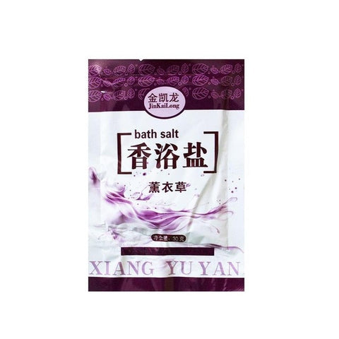 30g Rose Bath Powder Foot Bath Salt Body Foot Skin Care SPA Bath Salt Exfoliation Scruber Dead Skin Remover