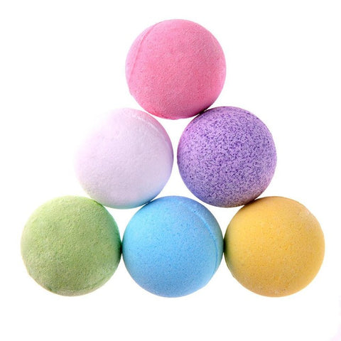 Bubble Bath Ball Dried Flower Essential Oil Stress Relief Bath Bomb Bathroom SPA Gift Effervescence Balls 2019 Easter gift