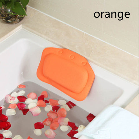 21*31cm SPA Bath Pillow Home Bathtub Pillow PVC Neck Bathtub Cushion Soft Headrest Suction Cup Bathtub Pillow Accessories 1pcs